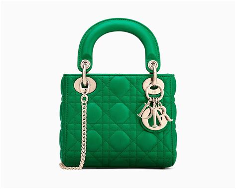 green lady Dior bag